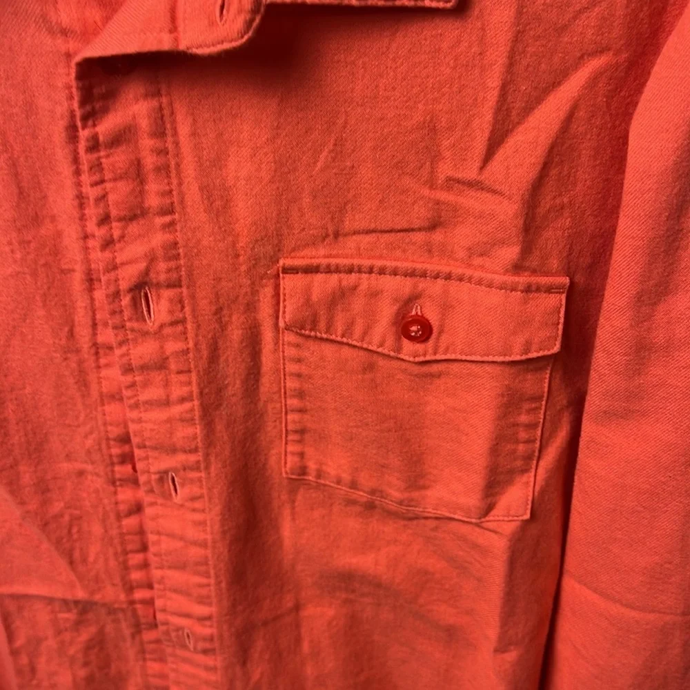 Nike‎ SB Flannel Shirt Mens Lg Pink Button Down Cotton Long Sleeve Skate Street